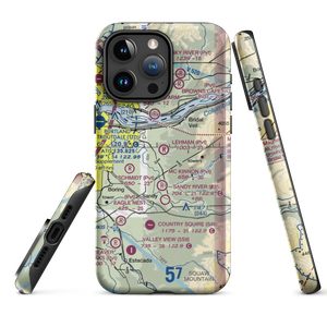 Parrett Mountain Airport (28OR) VFR Sectional  Tough iPhone Case