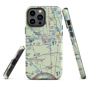 Pasley Airport (28MO) VFR Sectional  Tough iPhone Case