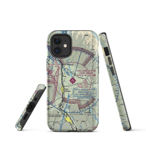 Paso Robles Municipal Airport (PRB) VFR Sectional  Tough iPhone Case