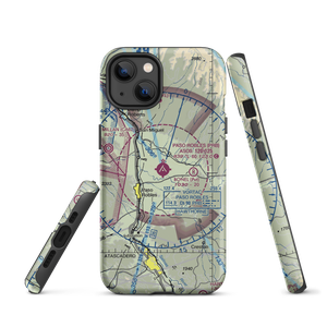 Paso Robles Municipal Airport (PRB) VFR Sectional  Tough iPhone Case