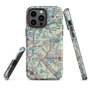 Patch O Blue Airport (FD02) VFR Sectional  Tough iPhone Case