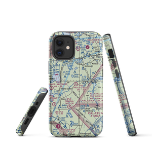 Patch O Blue Airport (FD02) VFR Sectional  Tough iPhone Case