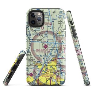 Paul C. Miller-Sparta Airport (8D4) VFR Sectional  Tough iPhone Case