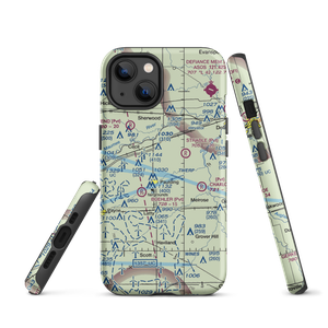 Paulding Airport Inc Airport (2H8) VFR Sectional  Tough iPhone Case