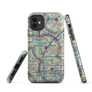 Paulding Northwest Atlanta Airport (PUJ) VFR Sectional  Tough iPhone Case