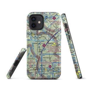 Paulding Northwest Atlanta Airport (PUJ) VFR Sectional  Tough iPhone Case