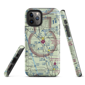 Pauls Valley Municipal Airport (PVJ) VFR Sectional  Tough iPhone Case