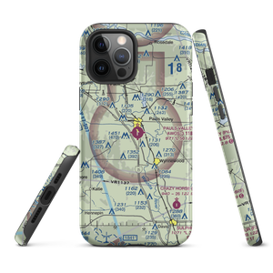 Pauls Valley Municipal Airport (PVJ) VFR Sectional  Tough iPhone Case