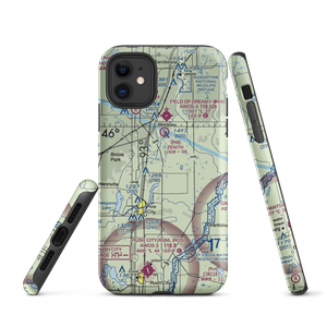 Pavek Personal Airport (MY89) VFR Sectional  Tough iPhone Case