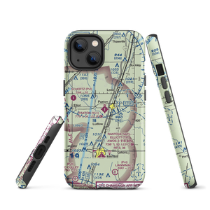 Paxton Airport (1C1) VFR Sectional  Tough iPhone Case