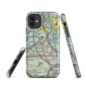 Pea Patch Aerodrome (61GA) VFR Sectional  Tough iPhone Case