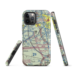 Pea Patch Aerodrome (61GA) VFR Sectional  Tough iPhone Case