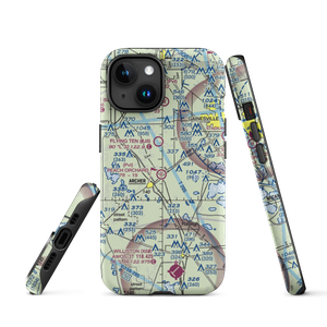 Peach Orchard Airport (FL66) VFR Sectional  Tough iPhone Case