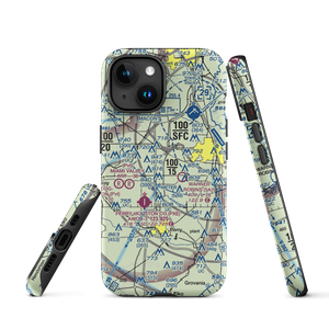 Peachtree Landings Airport (5GE1) VFR Sectional  Tough iPhone Case