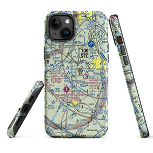 Peachtree Landings Airport (5GE1) VFR Sectional  Tough iPhone Case
