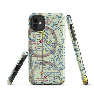 Peacock Farms Airport (64IN) VFR Sectional  Tough iPhone Case
