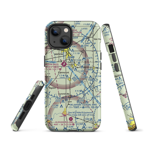 Peacock Farms Airport (64IN) VFR Sectional  Tough iPhone Case