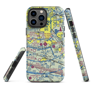 Pearland Regional Airport (LVJ) VFR Sectional  Tough iPhone Case