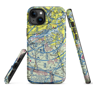 Peaslees Airstrip (NJ25) VFR Sectional  Tough iPhone Case