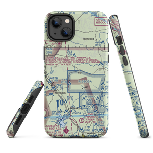 Peason Landing Strip (AWC) VFR Sectional  Tough iPhone Case