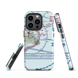 Pebbly Beach Seaplane Base Helipad (L11) VFR Sectional  Tough iPhone Case