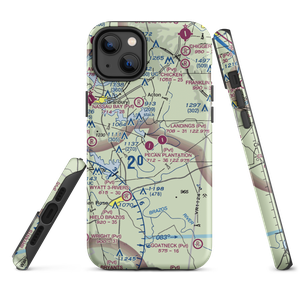 Pecan Plantation Airport (0TX1) VFR Sectional  Tough iPhone Case