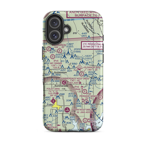 Pecan Ponds Farm Airport (AL84) VFR Sectional  Tough iPhone Case