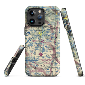 Pecora Field (PS18) VFR Sectional  Tough iPhone Case