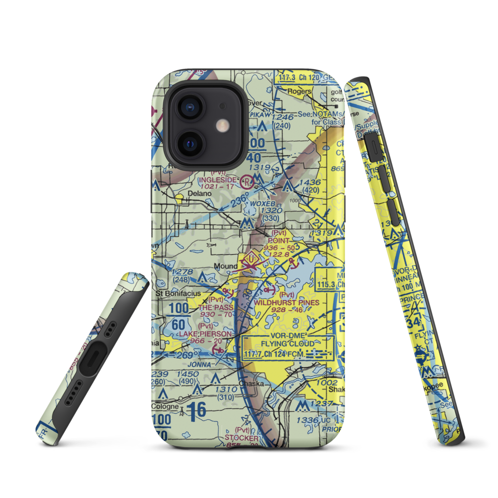 Peil/Juliar Seaplane Base (34MN) VFR Sectional  Tough iPhone Case iPhone 12 model shown
