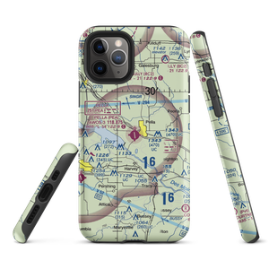 Pella Municipal Airport (PEA) VFR Sectional  Tough iPhone Case