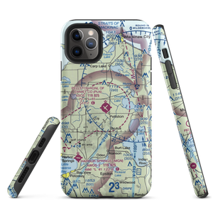 Pellston Regional Airport of Emmet County Airport (PLN) VFR Sectional  Tough iPhone Case