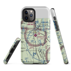 Pembina Municipal Airport (PMB) VFR Sectional  Tough iPhone Case