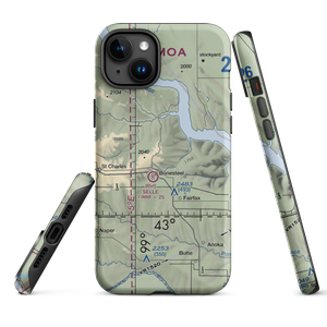 Pepper Port Airport (2SD2) VFR Sectional  Tough iPhone Case