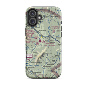 Perras Field (VT44) VFR Sectional  Tough iPhone Case