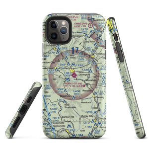 Perry County Airport (I86) VFR Sectional  Tough iPhone Case