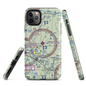 Perry County Municipal Airport (TEL) VFR Sectional  Tough iPhone Case