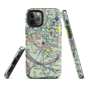 Perry Houston County Airport (PXE) VFR Sectional  Tough iPhone Case