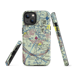 Perry Houston County Airport (PXE) VFR Sectional  Tough iPhone Case