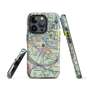 Perry Houston County Airport (PXE) VFR Sectional  Tough iPhone Case