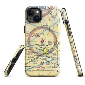 Perry Lefors Field (PPA) VFR Sectional  Tough iPhone Case