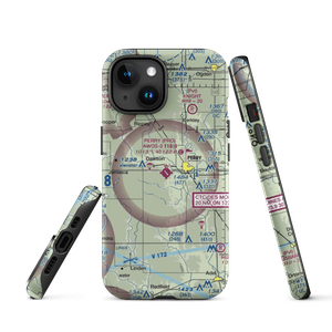 Perry Municipal Airport (PRO) VFR Sectional  Tough iPhone Case