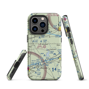 Perry RLA Airport (IL39) VFR Sectional  Tough iPhone Case