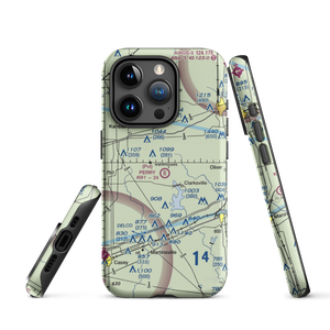 Perry RLA Airport (IL39) VFR Sectional  Tough iPhone Case