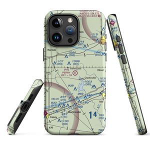 Perry RLA Airport (IL39) VFR Sectional  Tough iPhone Case