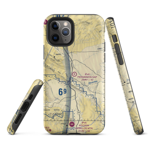 Persimmon Gap Ranch Airport (TA64) VFR Sectional  Tough iPhone Case