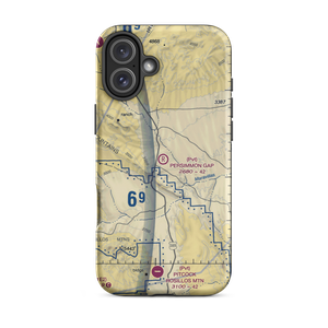 Persimmon Gap Ranch Airport (TA64) VFR Sectional  Tough iPhone Case