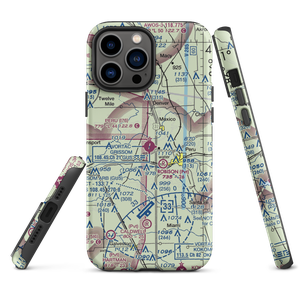 Peru Municipal Airport (I76) VFR Sectional  Tough iPhone Case