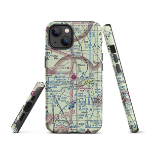 Peru Municipal Airport (I76) VFR Sectional  Tough iPhone Case