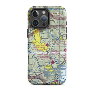 Petaluma Municipal Airport (O69) VFR Sectional  Tough iPhone Case