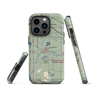Pete's Tractor Salvage Airport (ND75) VFR Sectional  Tough iPhone Case